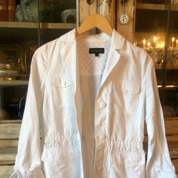 Talbots White Spring Jacket - Picture 6 of 8
